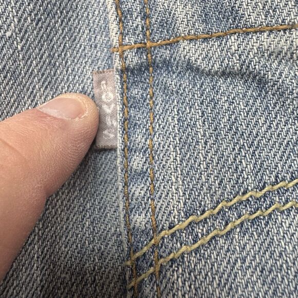 Vintage Levis Silvertab Jeans Men's 40x32 Blue Baggy Wide Leg Y2K 2000s Skater - Picture 3 of 14